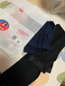 猫人秋裤男薄款男士保暖裤棉毛裤纯棉打底裤青年无痕修身抗菌裆衬裤 组合四：黑色+宝蓝 XL （建议105-120斤） 实拍图