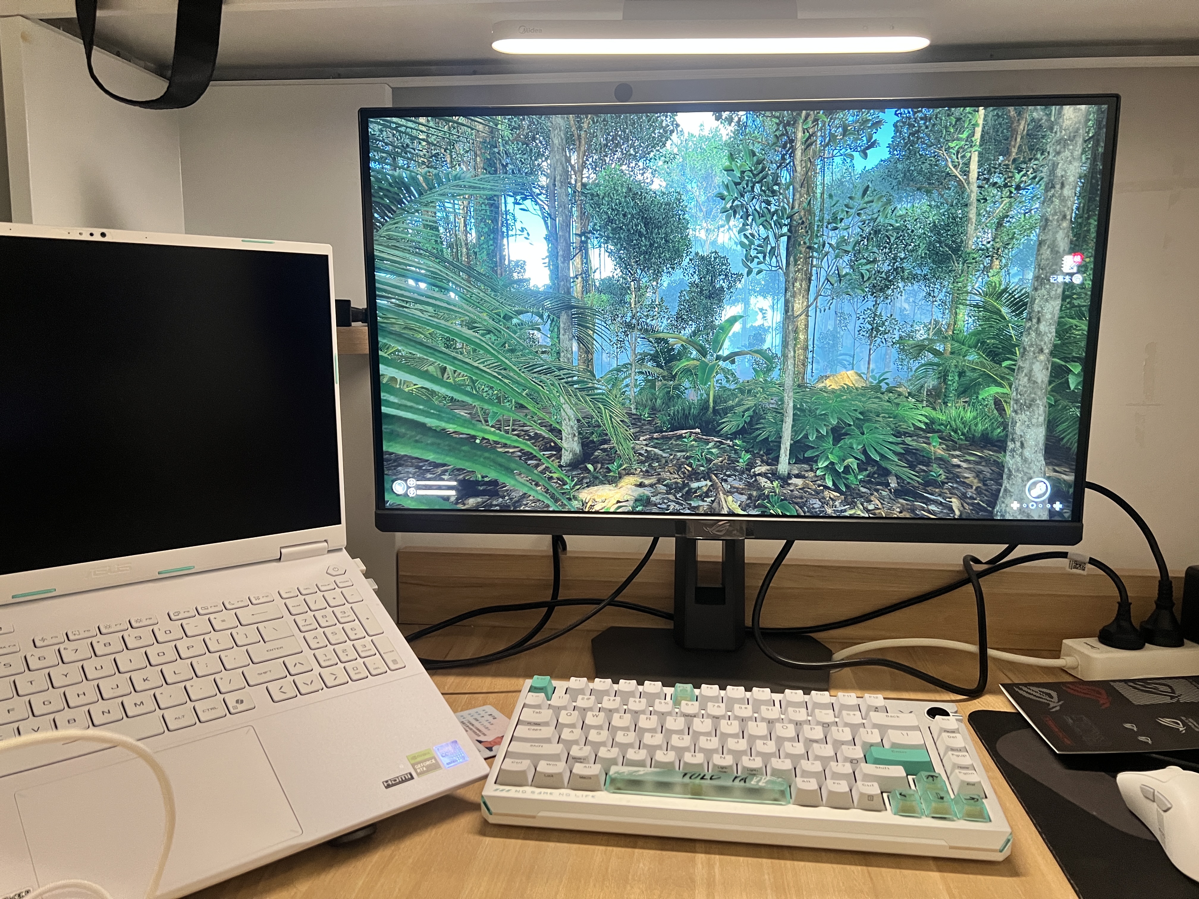 华硕ROG 绝杀27二代 XG27ACMES 27英寸显示器2K 240Hz电竞显示器2代超频255Hz HDR400 G-Sync HDMI 2.1 实拍图