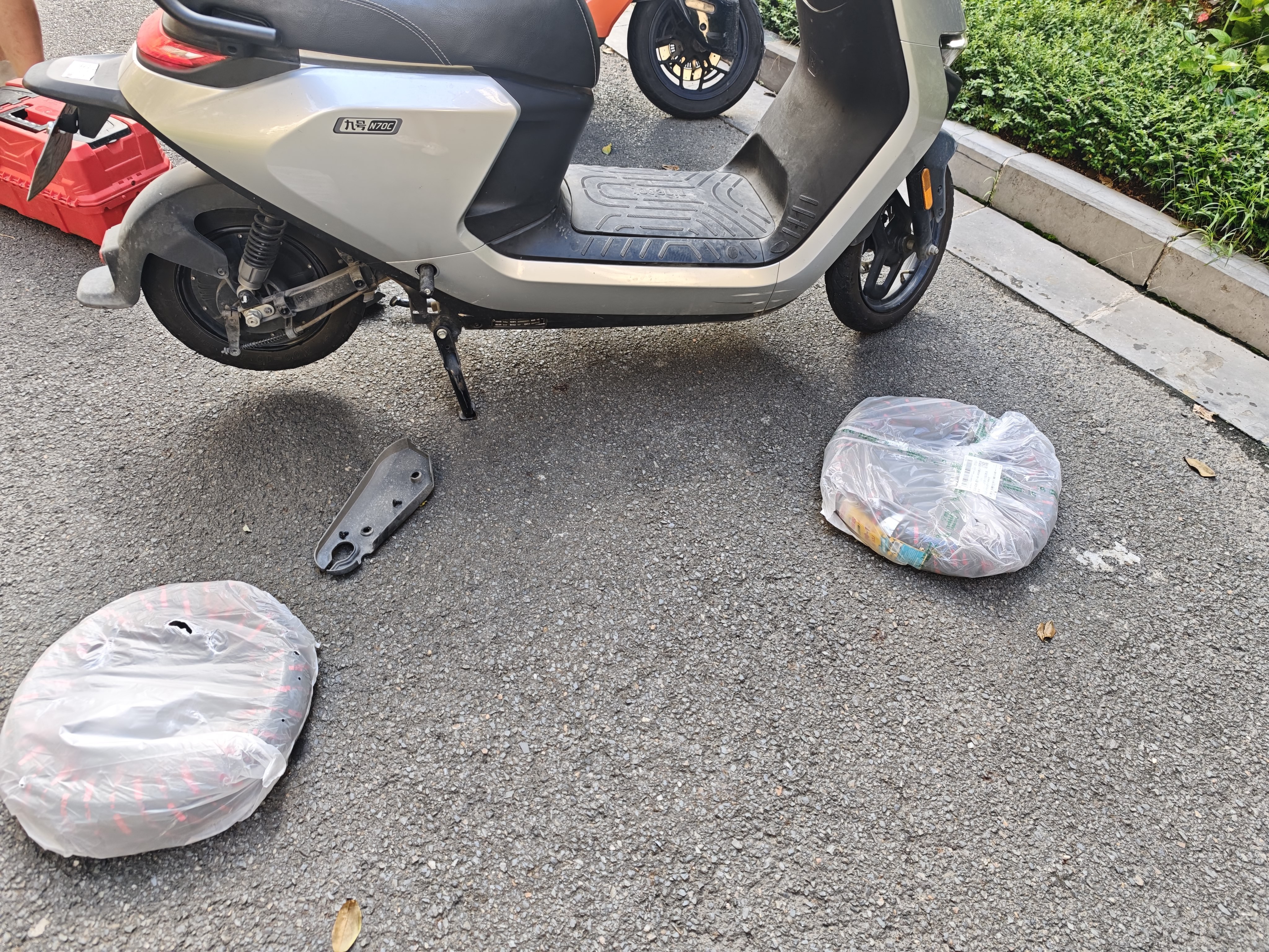 朝阳轮胎90/90-10电动机车真空胎全效热熔胎6层H565 实拍图
