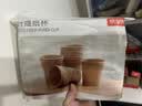 京东京造  一次性杯子 纸杯加厚型食品级竹纤维水杯 230ml【100只】 实拍图