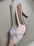 CHARLES&KEITH缎面蝴蝶结尖头高跟凉鞋女生日礼物送女友CK1-60361556 Light Pink浅粉色 38 实拍图