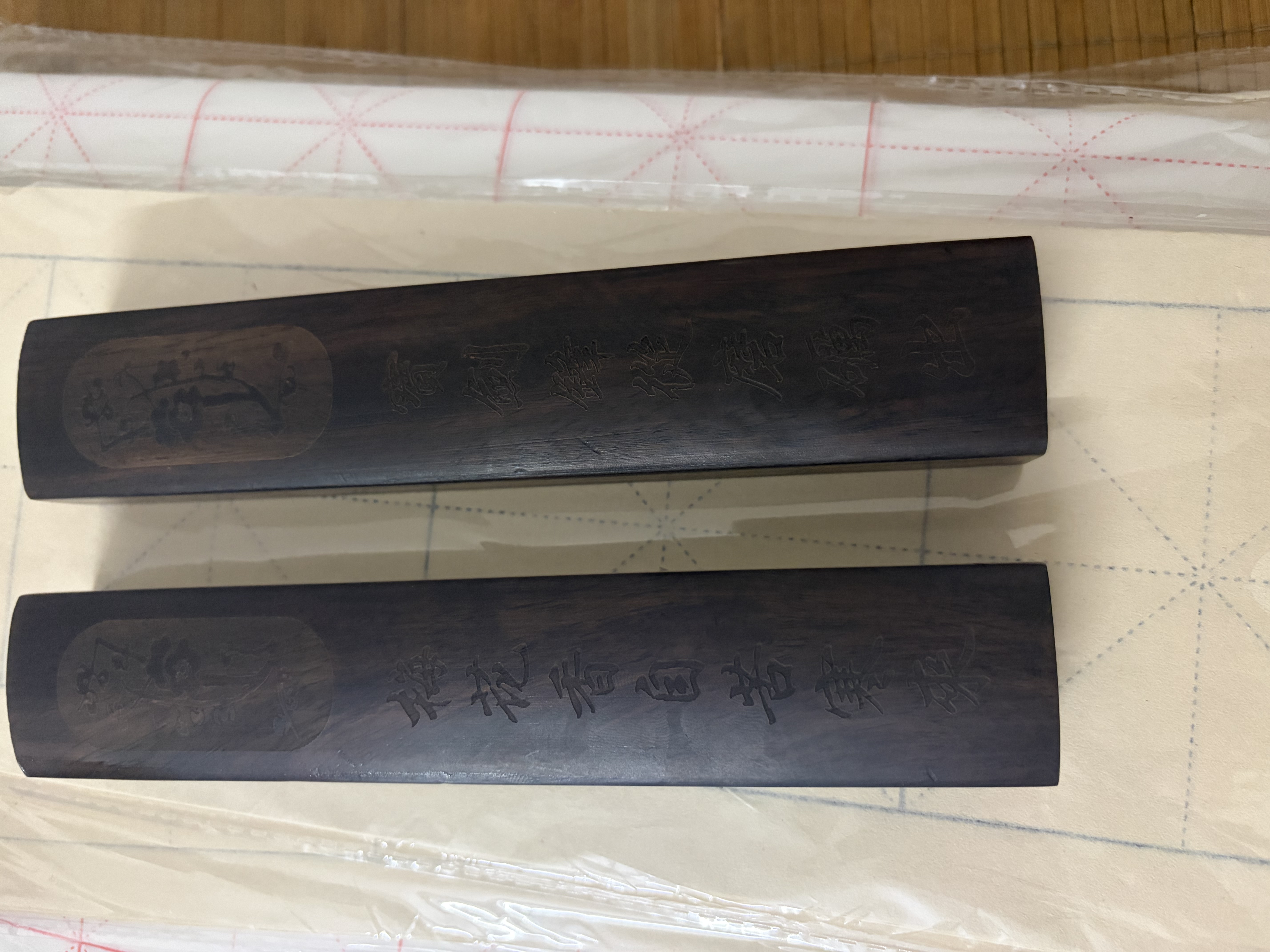荣宝斋开学季 米字格书画纸 半生熟宣书法专用练习作品 文房四宝初学毛笔字 半生熟-7.5cm*32格/100张 实拍图