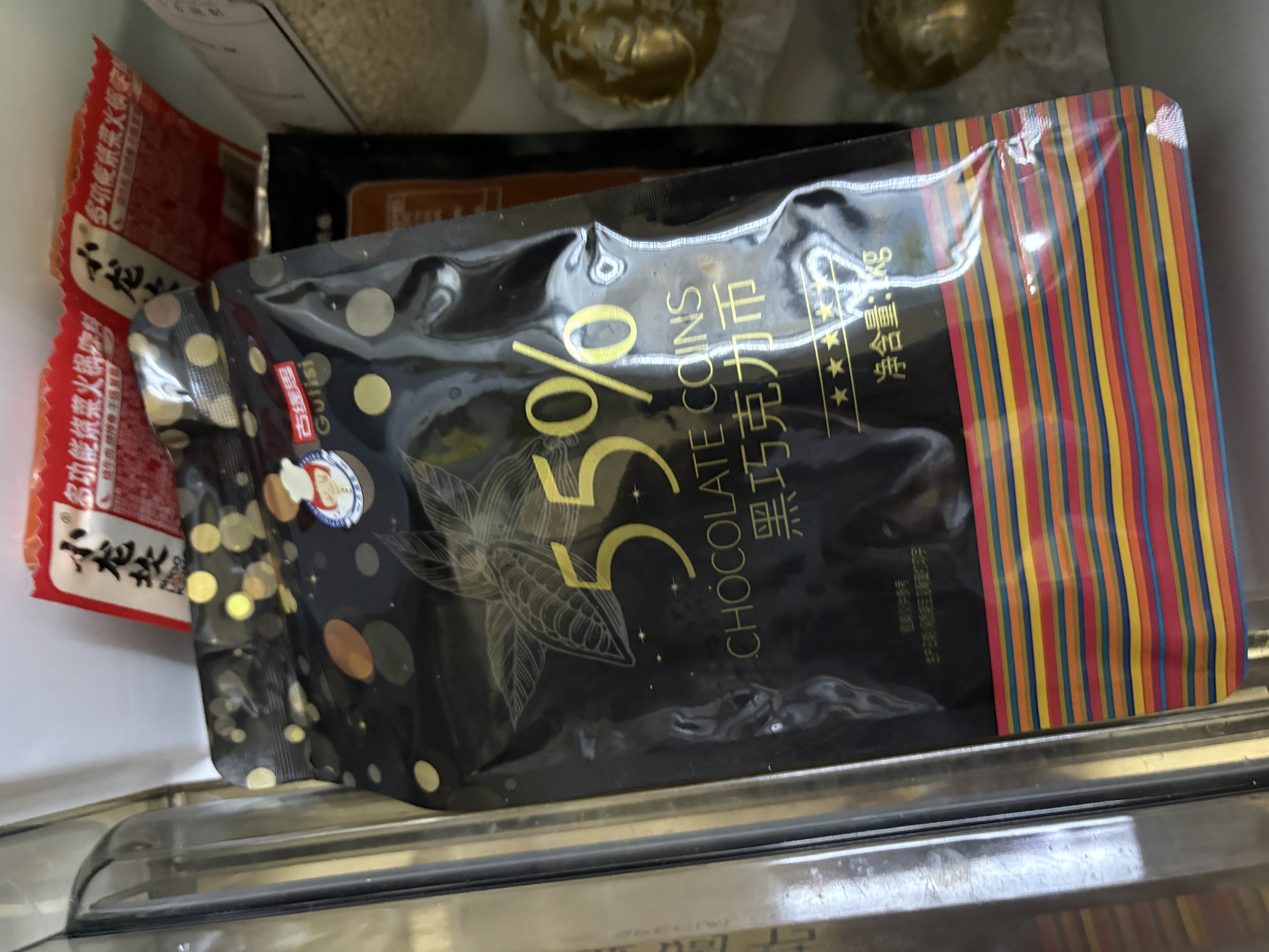古缇思纯可可脂黑巧克力币1000g 可可含量55%  烘培原料 手工散装实惠 实拍图