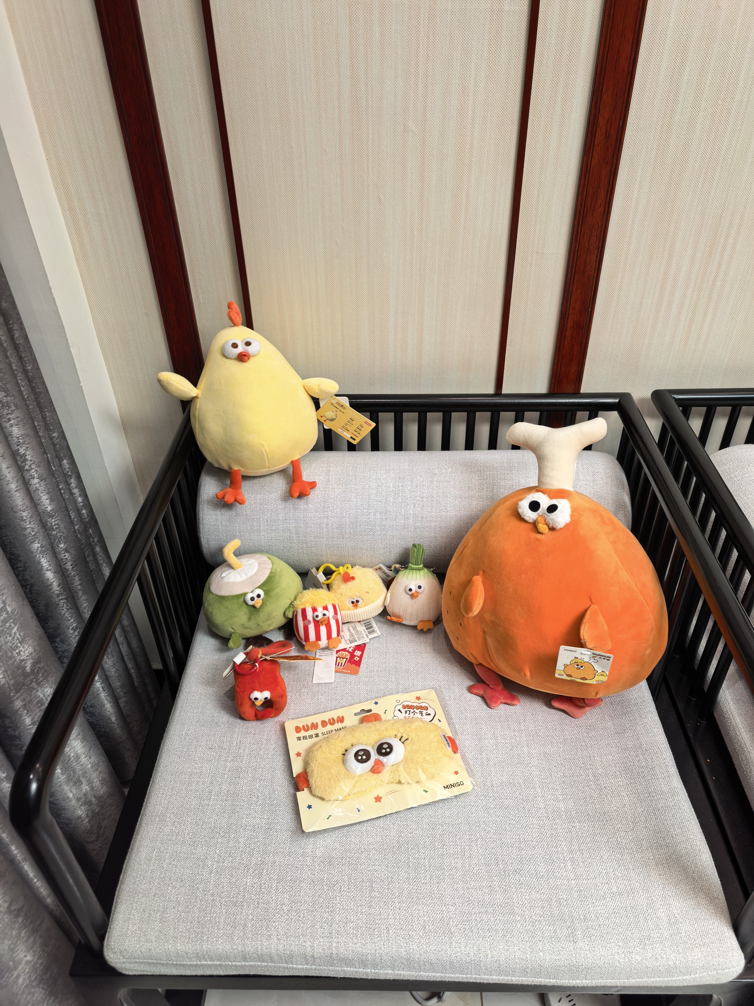 名创优品（MINISO）dundun鸡玩偶鸡腿鸡公仔墩墩鸡毛绒玩具抱枕生日礼物女孩丑萌礼物 实拍图