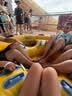 莱枢汇沙滩鞋涉水鞋浮潜溯溪鞋男健身运动赶海防滑防扎伤贴肤游泳潜水袜 粉色36-37码 【升级加厚软底】 实拍图