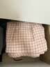 MUJI[自营限定款]女士无侧缝 双层纱织睡衣 纯棉家居服 浅粉红色 L 实拍图