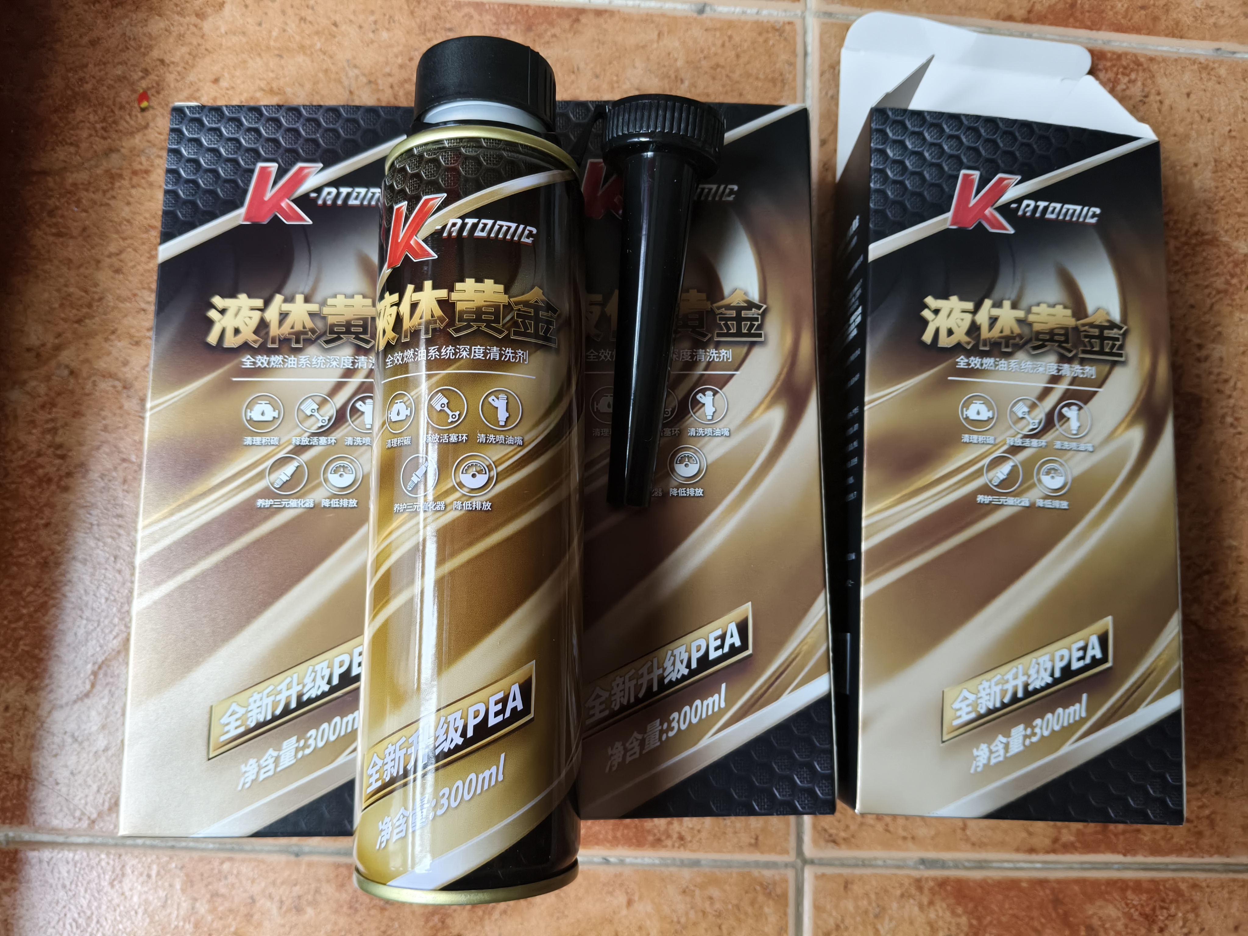科净威新品汽车燃油宝三元催化二合一添加剂PEA原液发动机积碳清洗剂 实拍图