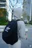 adidas休闲日常通勤运动双肩背包学生书包开学男女阿迪达斯三叶草   黑色/白   NS(均码) 实拍图