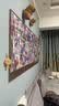 得力80*180cm毛毡板墙贴白板自粘照片展示墙免打孔背景留言板展示板软木板宣传板DIY装饰不伤墙家用 实拍图