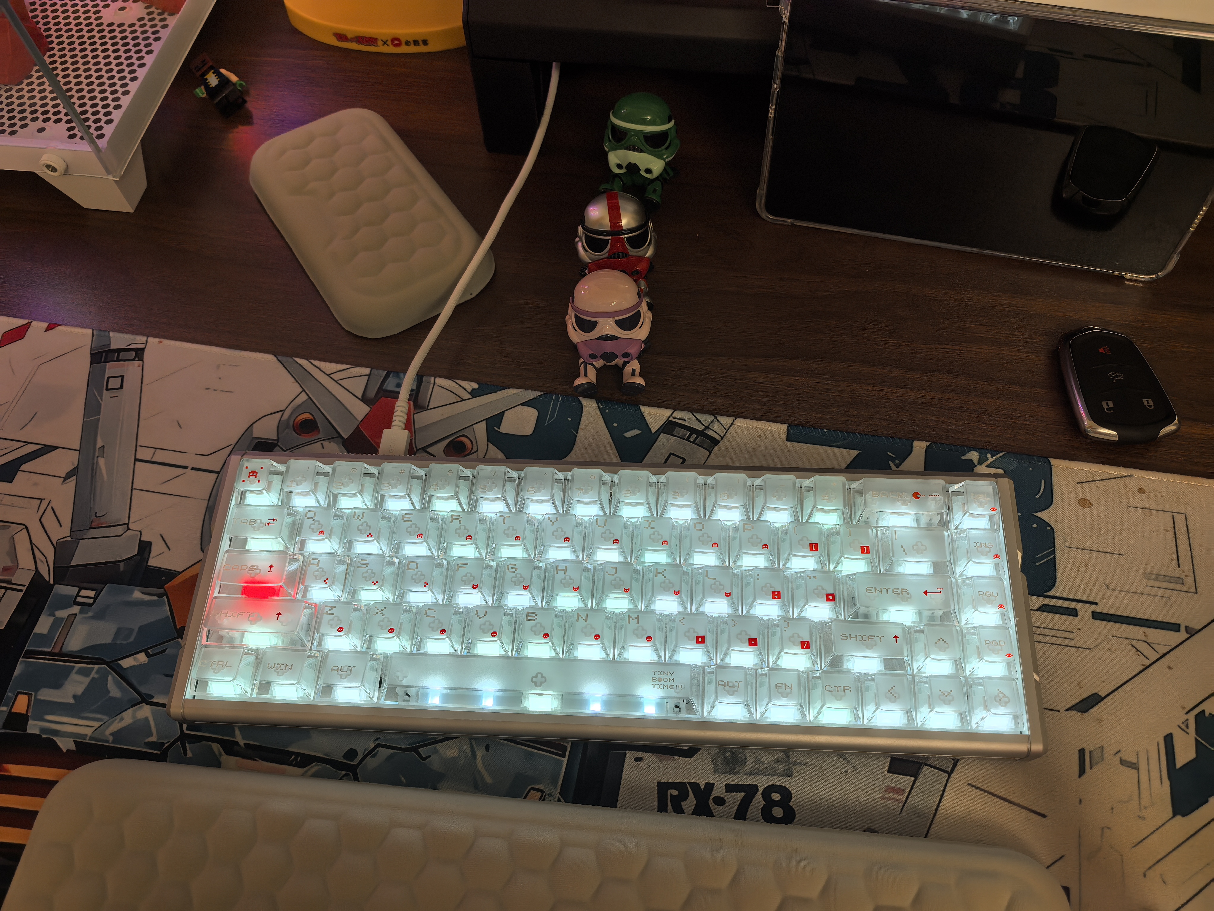 ATKRS6+磁轴键盘 RT客制化电竞游戏机械键盘有线无畏契约68键 RS6+银武士雪刃轴Pro 晒单实拍图