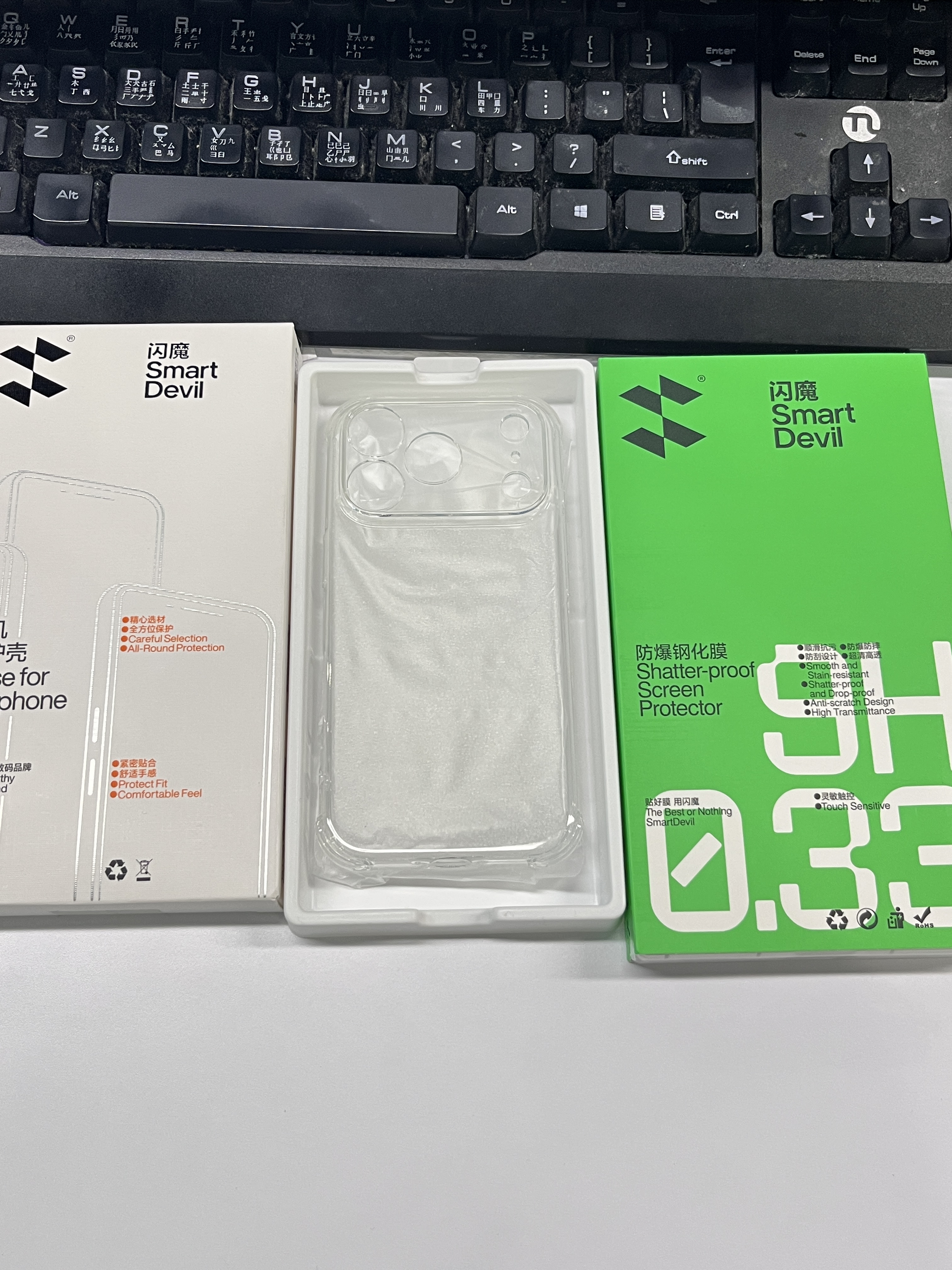 闪魔适用苹果18promax手机壳 iphone18promax气囊防摔保护套超薄镜头全包透明硅胶壳抗黄防磨防摔 实拍图