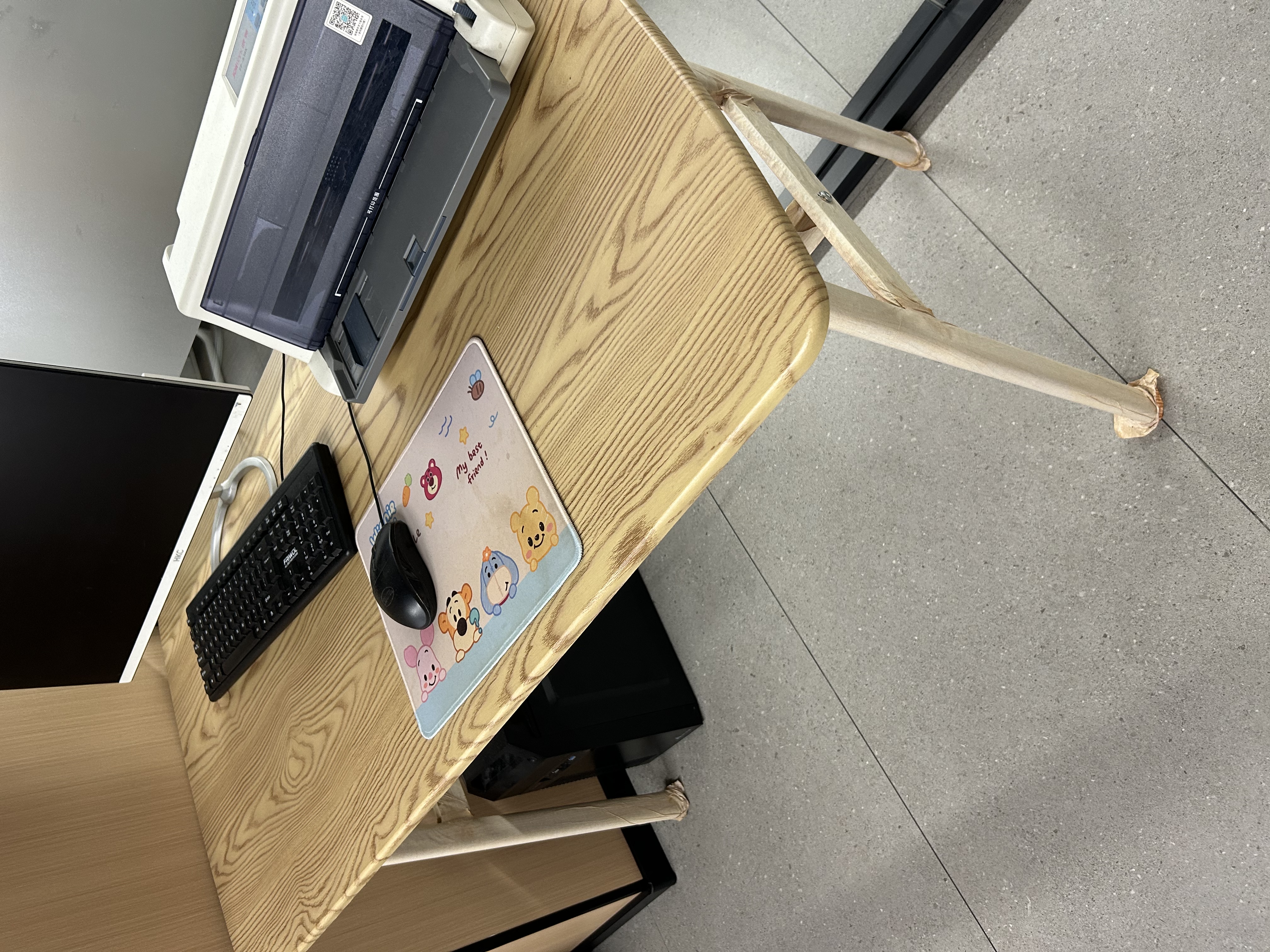 苡茉电脑桌卧室家用书桌办公桌子现代简约长方形工作台出租屋桌子原2 实拍图