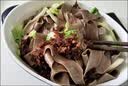 云山半0脂肪荞麦刀削面健身主食粗粮杂粮轻食代餐速食黑全麦挂面拌面1kg 实拍图
