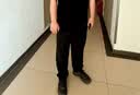 班尼路（Baleno）裤子男夏季运动冰丝裤高街美式潮流垂感休闲裤黑色速干直筒裤男 实拍图