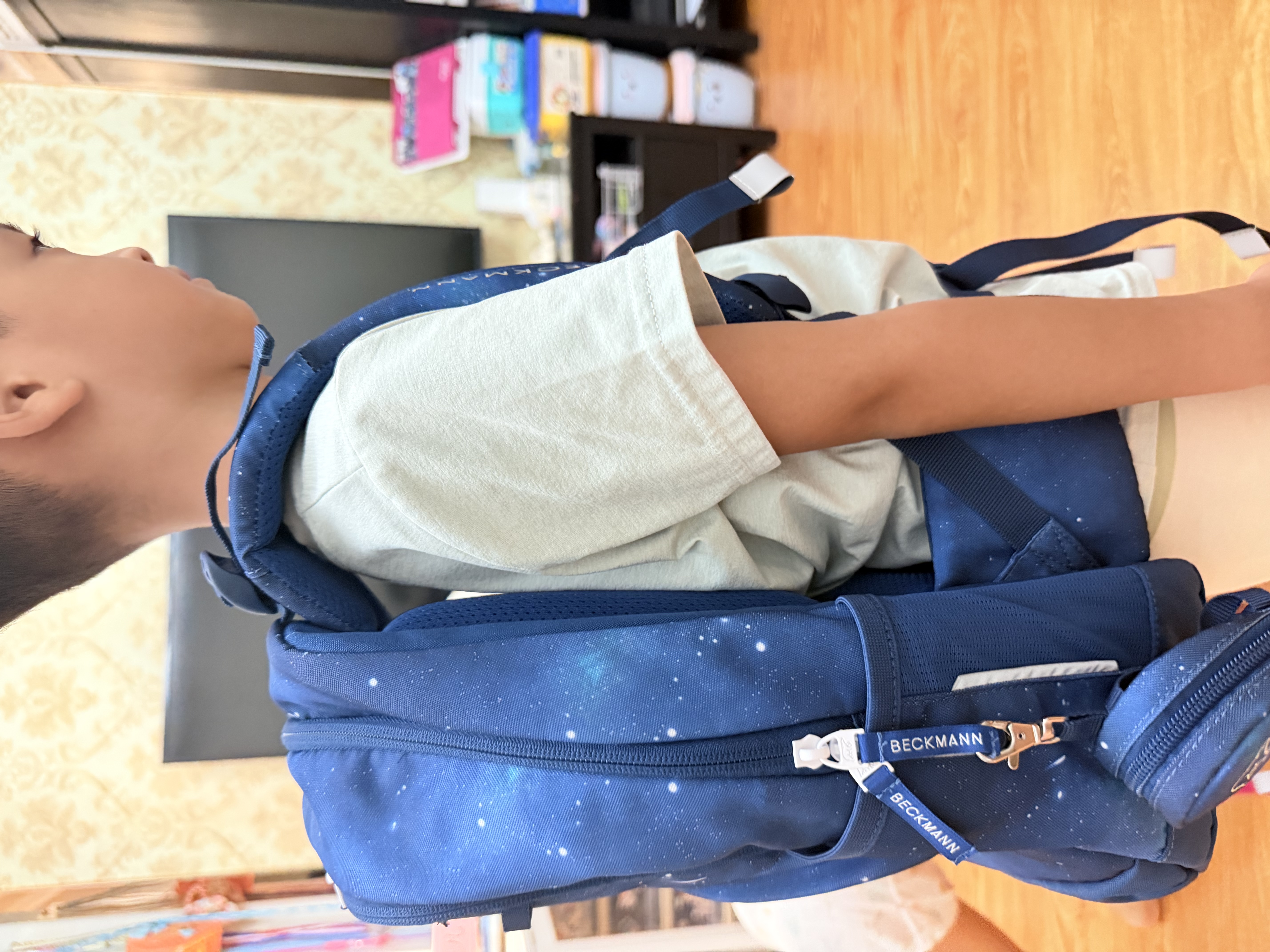 Beckmann护脊减负小学生儿童高颜值书包1-3年级男女童大容量书背包 实拍图