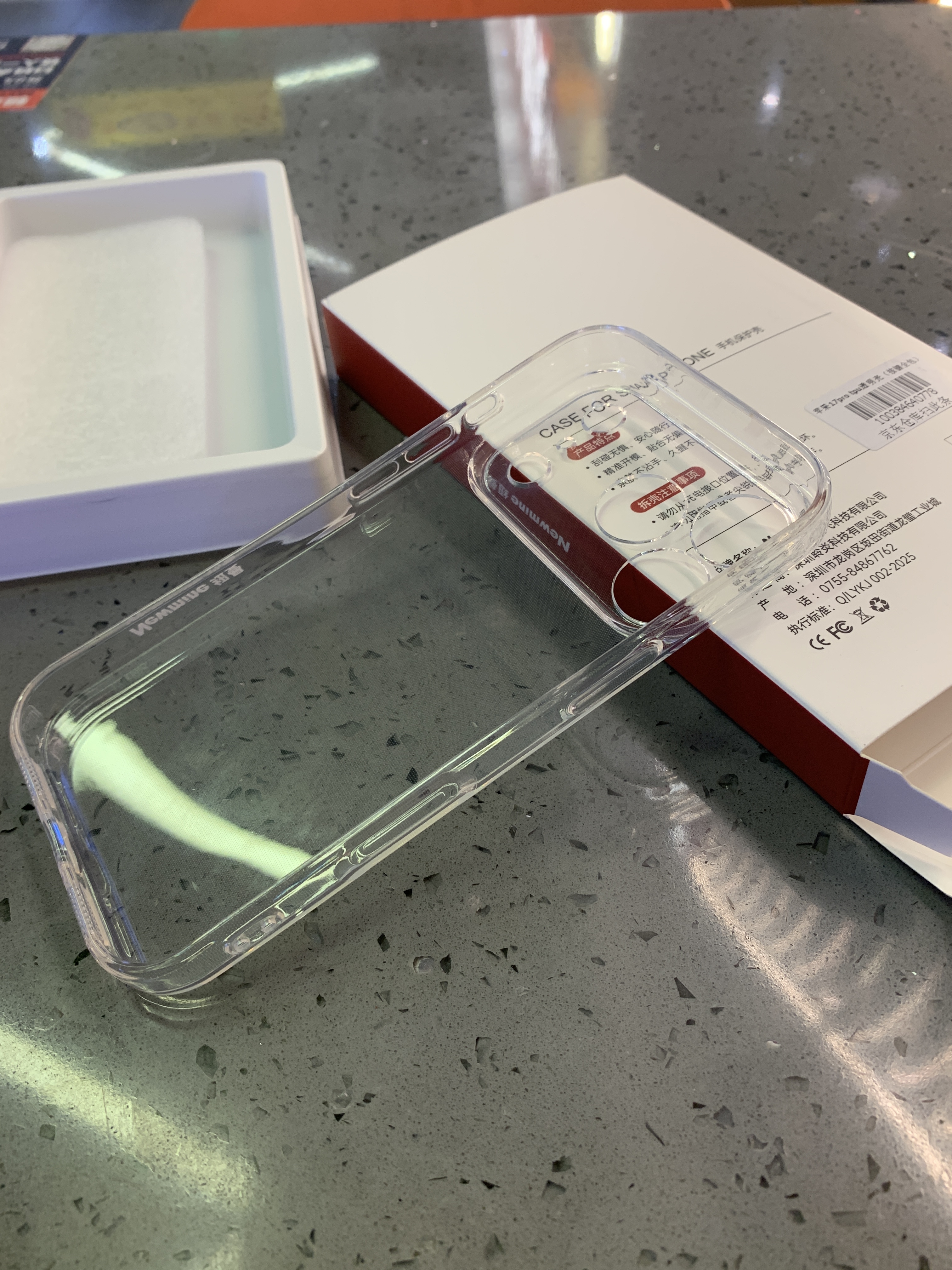 纽曼【还原裸机|相机按键全包】适用iphone18promax手机壳苹果18promax保护套全包透明防摔轻薄男女壳 实拍图