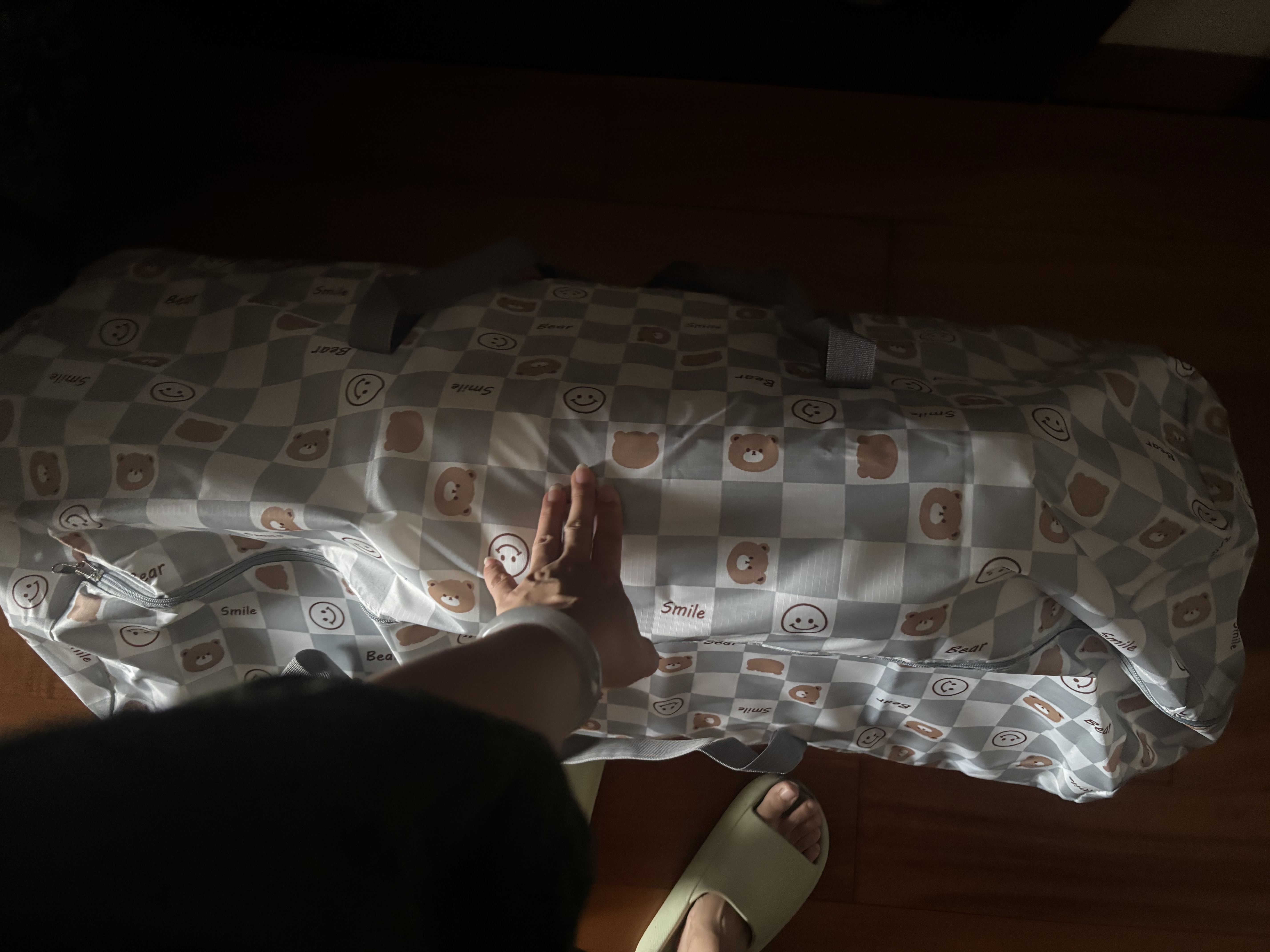 百草园床垫收纳袋乳胶床垫打包袋学生搬家打包袋手提袋棉被褥收纳袋特大 实拍图