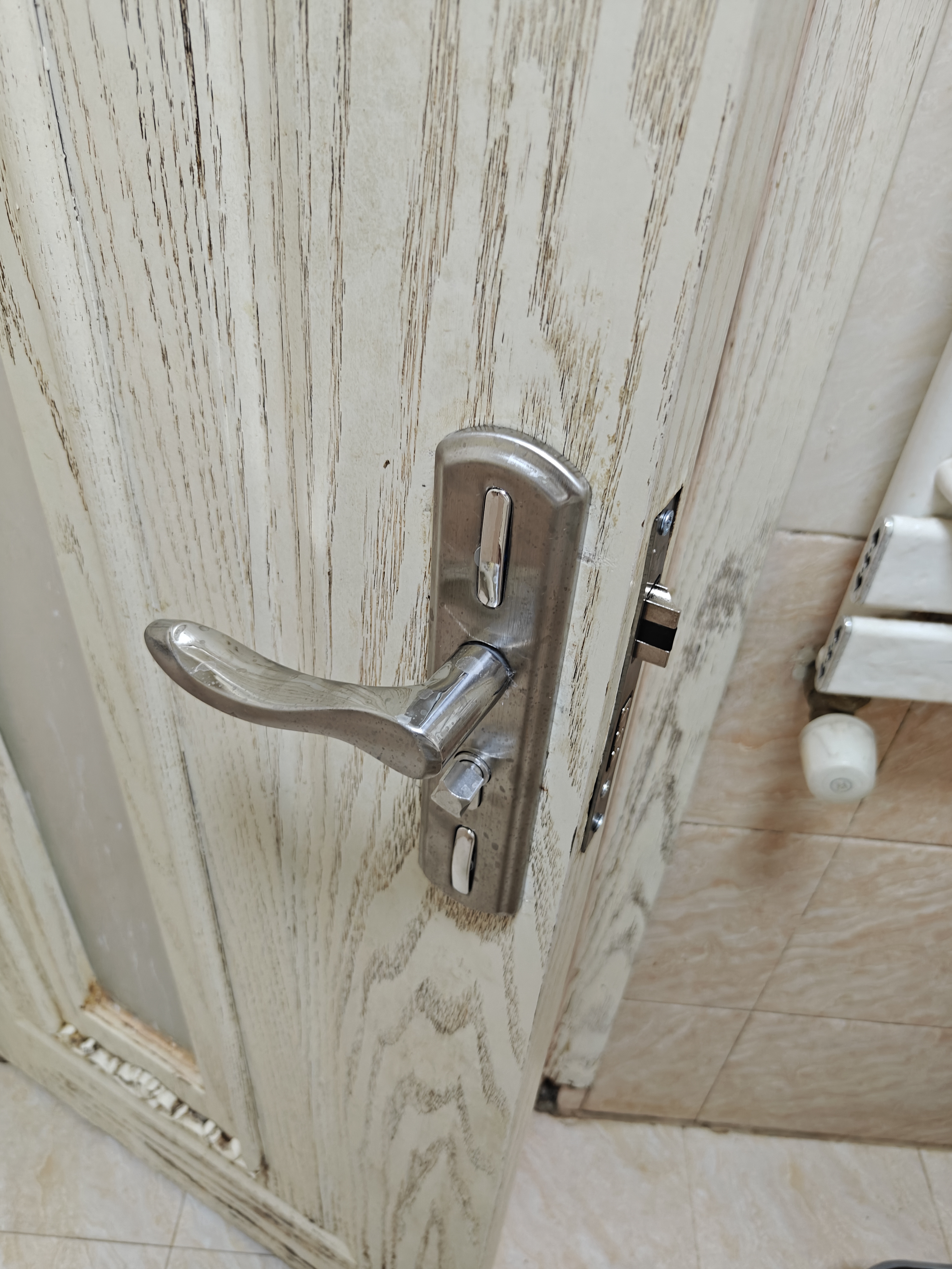 皇驰门锁卧室门锁房间门锁家用卧室通用门锁免改孔换锁木门锁全套 实拍图