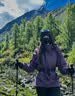 木林森（MULINSEN）冲锋衣男女秋冬季旅游穿搭户外登山滑雪服防风防水单层三合一外套 凝夜紫【三合一抓绒内胆】 XL 实拍图