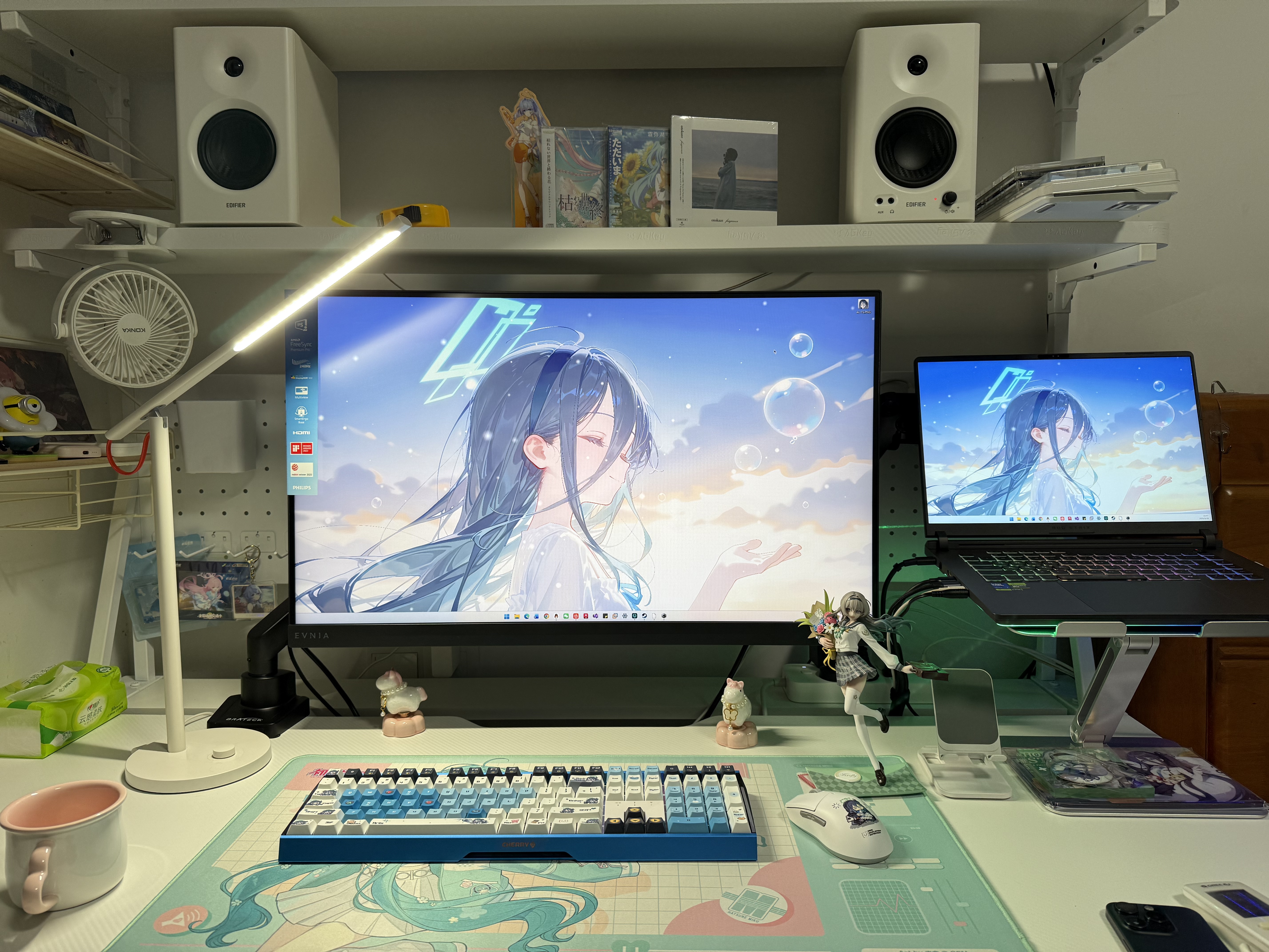 飞利浦EVNIA 31.5英寸2KFastIPS 原生240Hz1ms快速液晶 HDR400出厂校准10bit 游戏电竞显示器32M2N5500P 实拍图