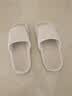 果洛菲（GUOLUOFEI）日式棉麻拖鞋春秋居家室内木地板情侣亚麻拖鞋男四季 米色 36-37  实拍图