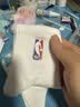 NBA袜子男士跑步运动袜吸汗无骨棉袜四季抗菌防臭消臭中筒篮球袜3双 实拍图
