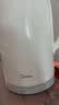 美的（Midea）电热水壶家用烧水壶食品级304不锈钢 1.7L大容量0涂层无缝内胆开水壶泡茶 MK-SH17M301 实拍图