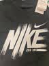 耐克NIKE男子防晒短袖T恤 针织无领 运动休闲 HV0382-010黑XL 实拍图