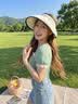 牧尔西防晒帽女遮阳帽空顶帽夏户外运动跑步防紫外线可折叠无痕太阳帽子 实拍图
