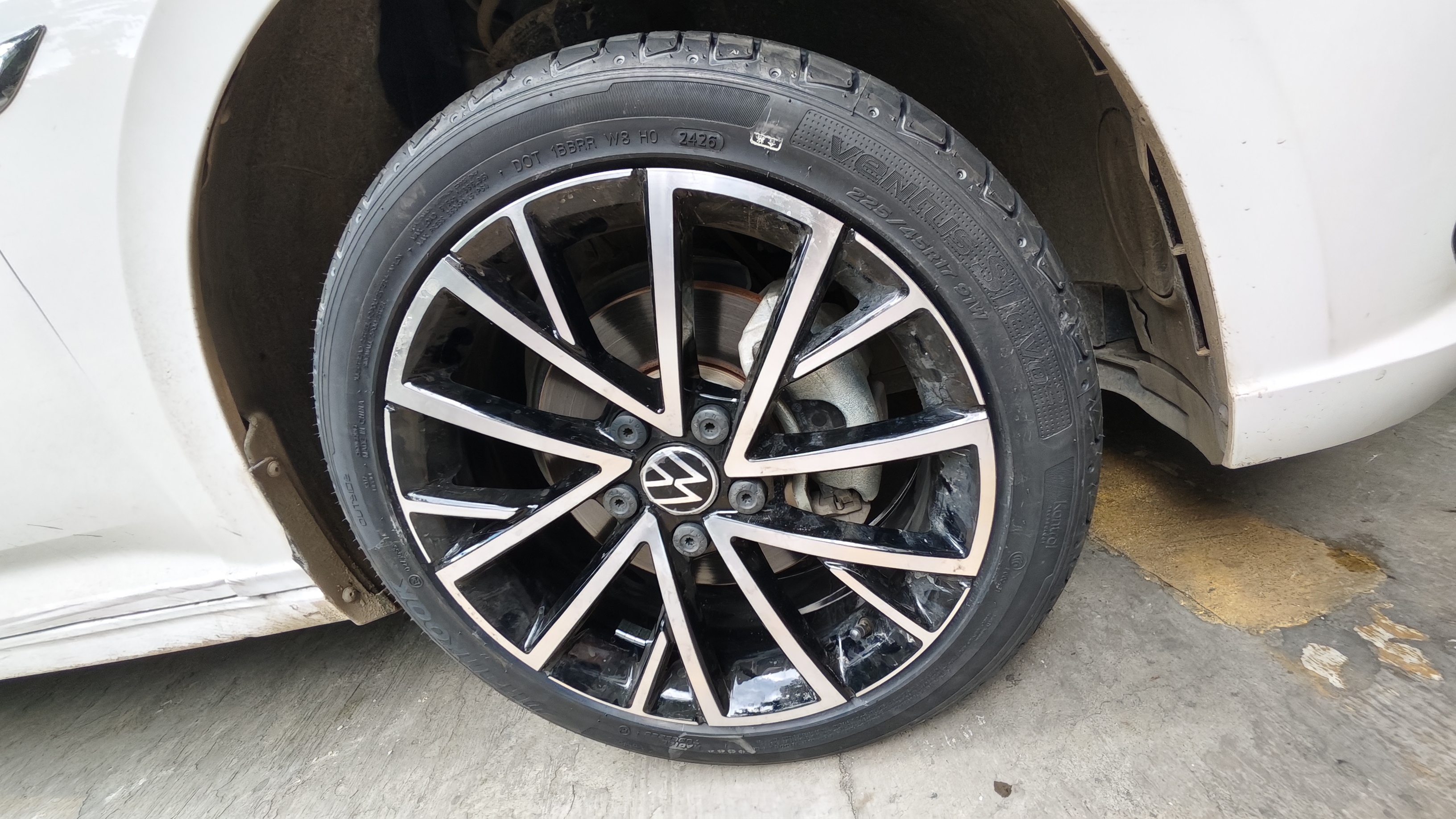 韩泰（Hankook）汽车轮胎 225/45R17 91W K117 原配奥迪A3/高尔夫/朗逸/明锐 实拍图