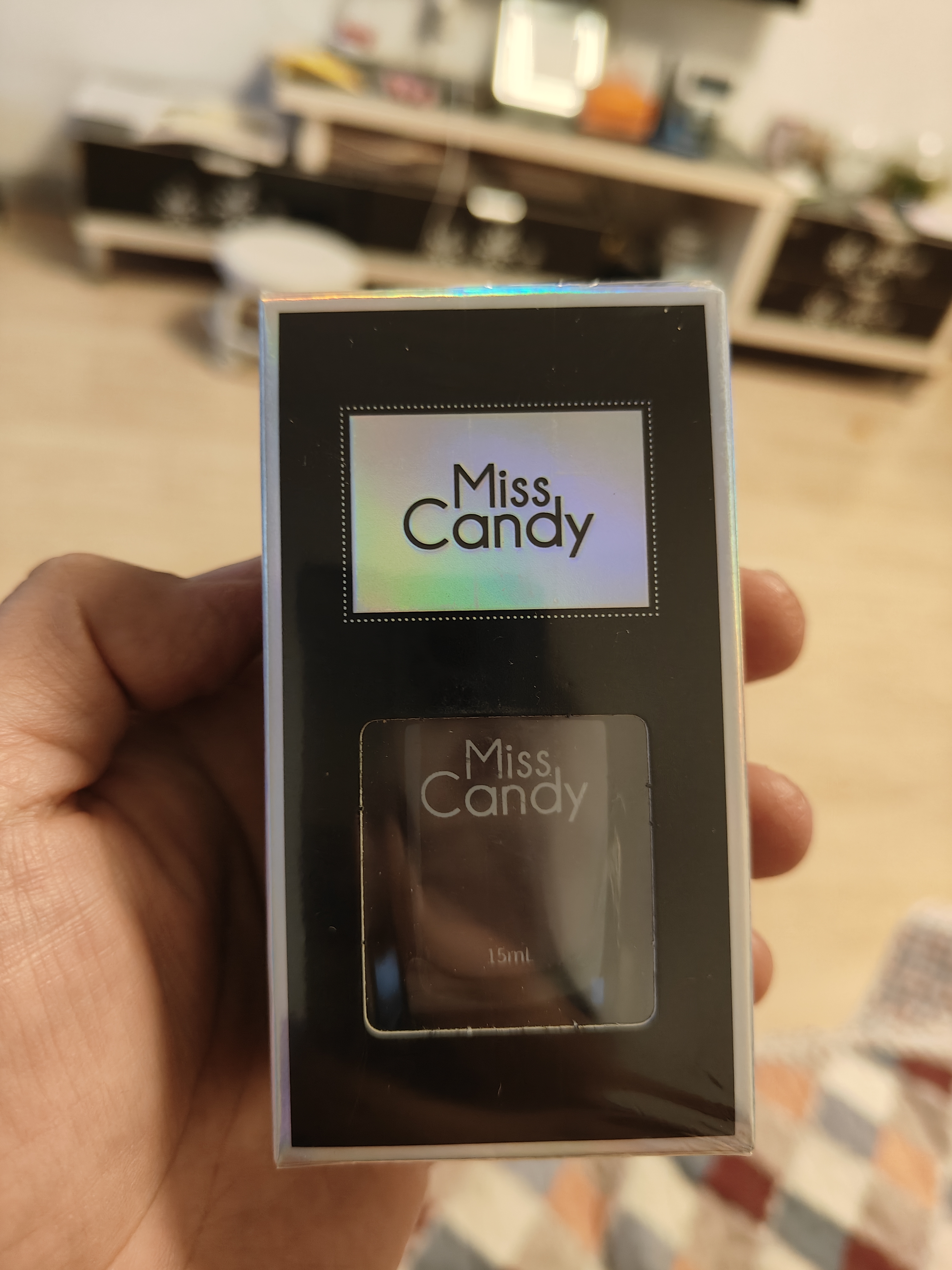Miss Candy透明指甲油15ml蛋白强韧底油亮油美甲套装免烤护甲油可撕拉SC012 实拍图