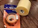 威克多（VICTOR）羽毛球拍手胶 吸汗防滑黏性舒适羽毛球拍外握把胶3条装 GR262-3 E（黄色） 实拍图
