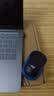 罗技（Logitech）M185鼠标 无线鼠标 办公鼠标 对称鼠标 黑色蓝边 带无线2.4G接收器 实拍图