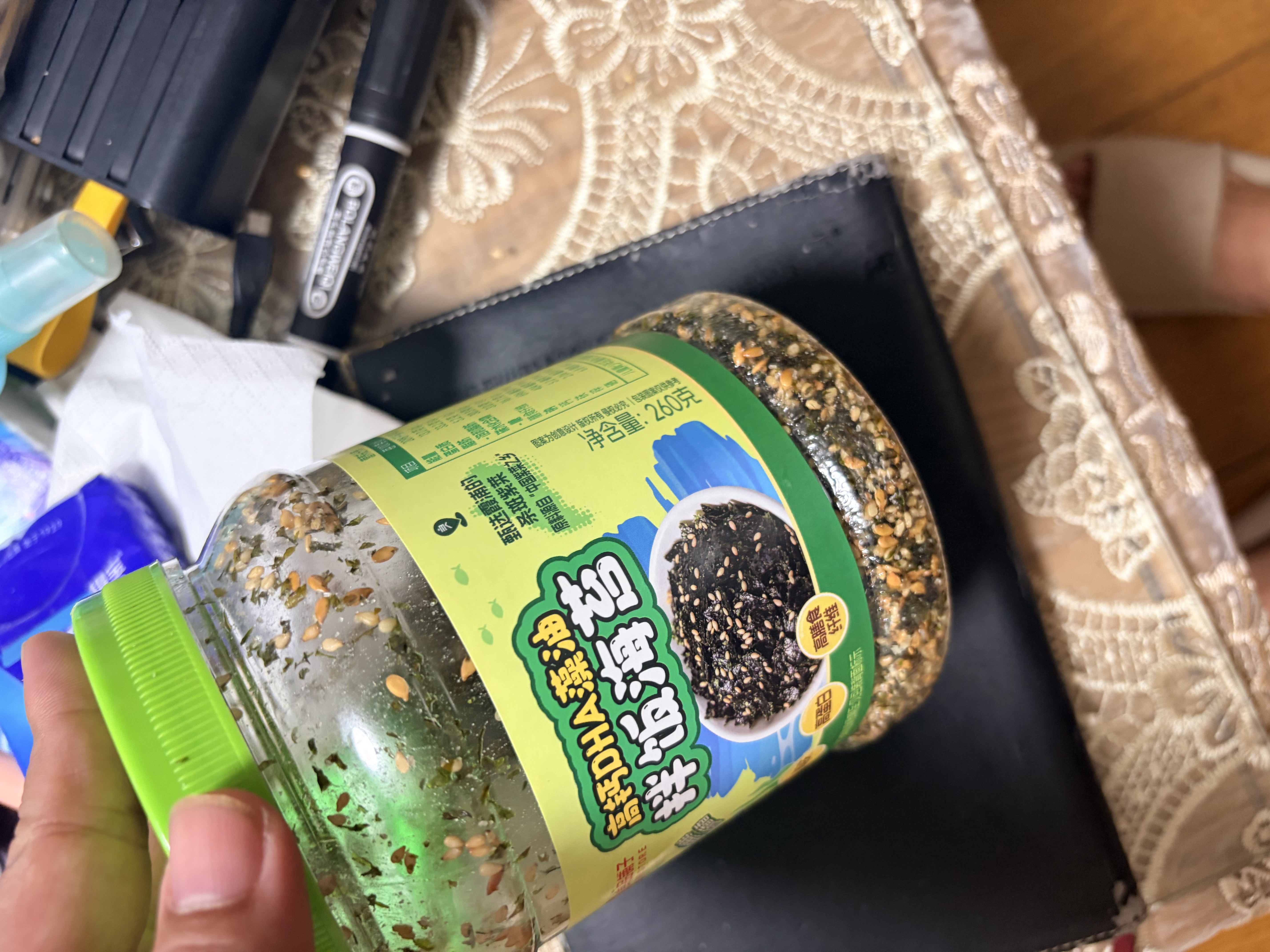 良品铺子高钙DHA藻油海苔拌饭碎280g儿童零食无添加芝麻紫菜碎宝宝拌饭 实拍图
