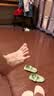 骆驼牌 男鞋休闲拖鞋真皮凉鞋牛皮透气耐磨沙滩鞋 W822287612棕色43码 实拍图