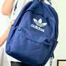 adidas休闲日常通勤运动双肩背包学生书包开学男女阿迪达斯三叶草   深靛蓝   NS(均码) 实拍图