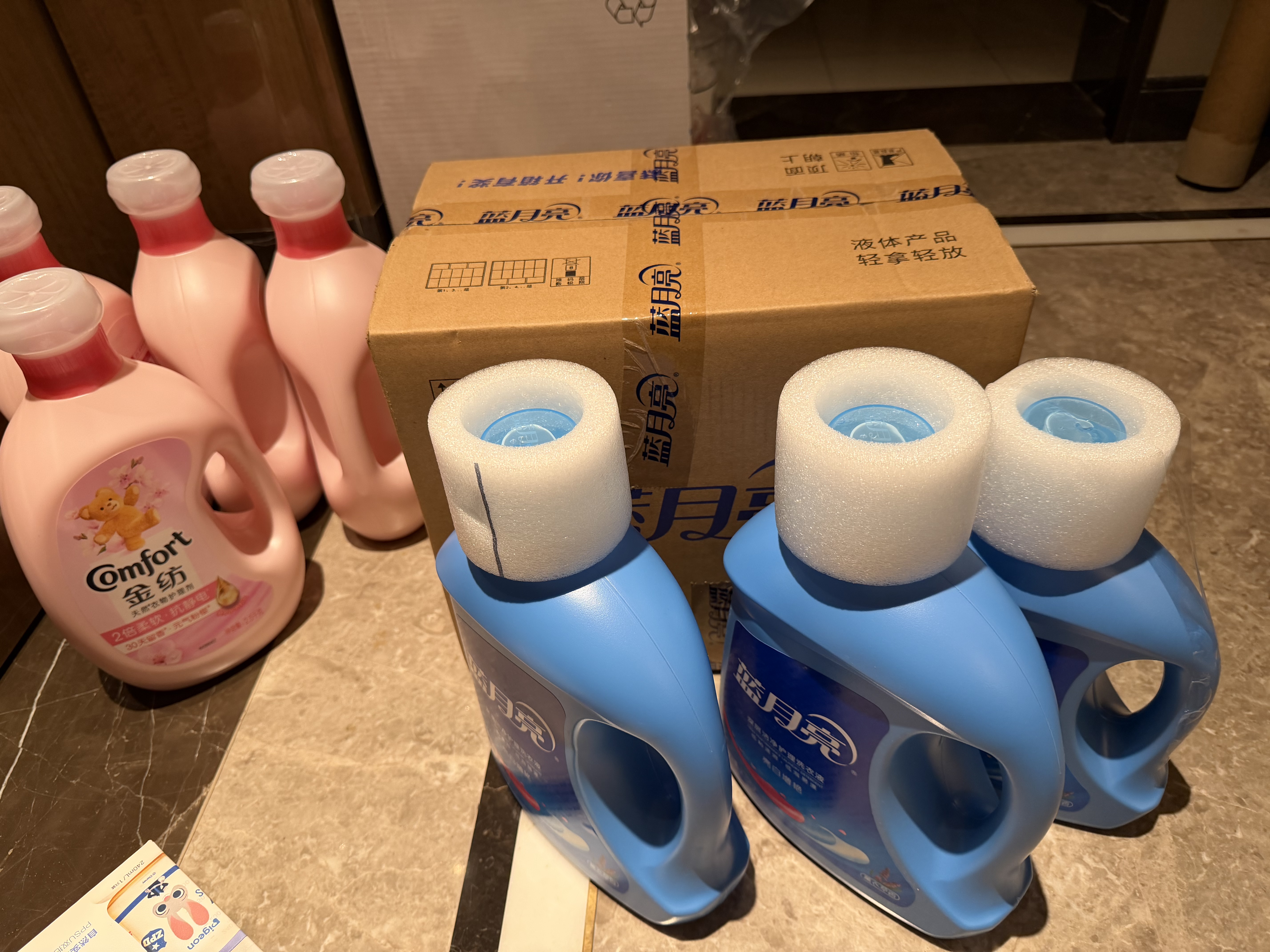 金纺自营衣服调香大师香氛柔顺剂樱花10斤除味防静电留香校服香水 实拍图
