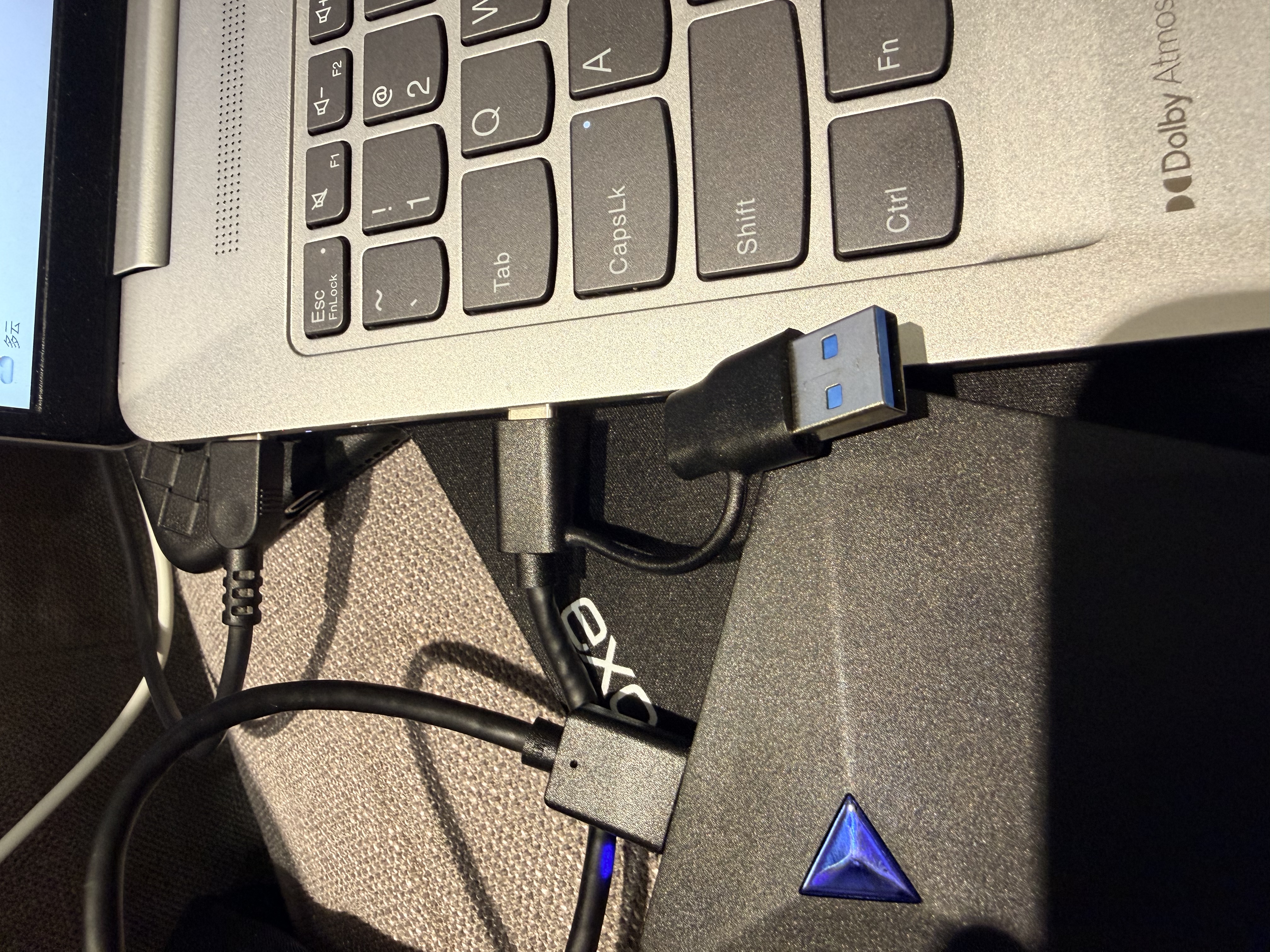 忆捷（EAGET）移动硬盘 1TB 双盘备份 USB3.0 G20CPRO 2.5英寸 外接外置存储数据照片 高速传输防震 黑色 实拍图