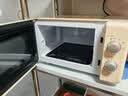 格兰仕（Galanz）家用复古微波炉 双旋钮操作简单 20升小型平板易清洁 均匀加热机械耐用 奶油风高颜值 2026新款 KJ 家庭优选 实拍图