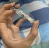 新款富贵牡丹999纯银实心龙凤福字足银镯子送妈妈婆婆节日礼物 花开富贵银手镯 实拍图