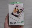 INSTAX富士instax立拍立得 mini相纸 白边双包20张+闪闪星钻边框贴 实拍图