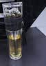 天喜（TIANXI）茶杯玻璃杯双层茶水分离杯大容量便携办公室男士水杯生日礼物 实拍图