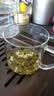 onlycook高硼硅玻璃杯带盖带刻度水杯送勺子男女牛奶杯家用果汁杯可进洗碗 实拍图