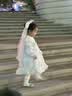 尼多熊打底裤女童夏季儿童连裤袜宝宝长筒袜夏季网眼宝宝袜子白色 实拍图