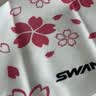 SWANS泳镜日本进口防水防雾高清平光游泳眼镜女泳帽男专业二件套樱花白 实拍图