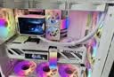 瓦尔基里（VALKYRIE）N360 WHITE VK 一体式CPU水冷散热器 6.67吋AMOLED曲面屏 支持AM5/1700/1851 双滚珠ARGB风扇 实拍图