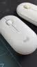 罗技（Logitech）LOGITECH PEBBLE 无线蓝牙鼠标 静音鼠标 办公鹅卵石造型 轻薄便携 时尚小巧 星幕紫 实拍图