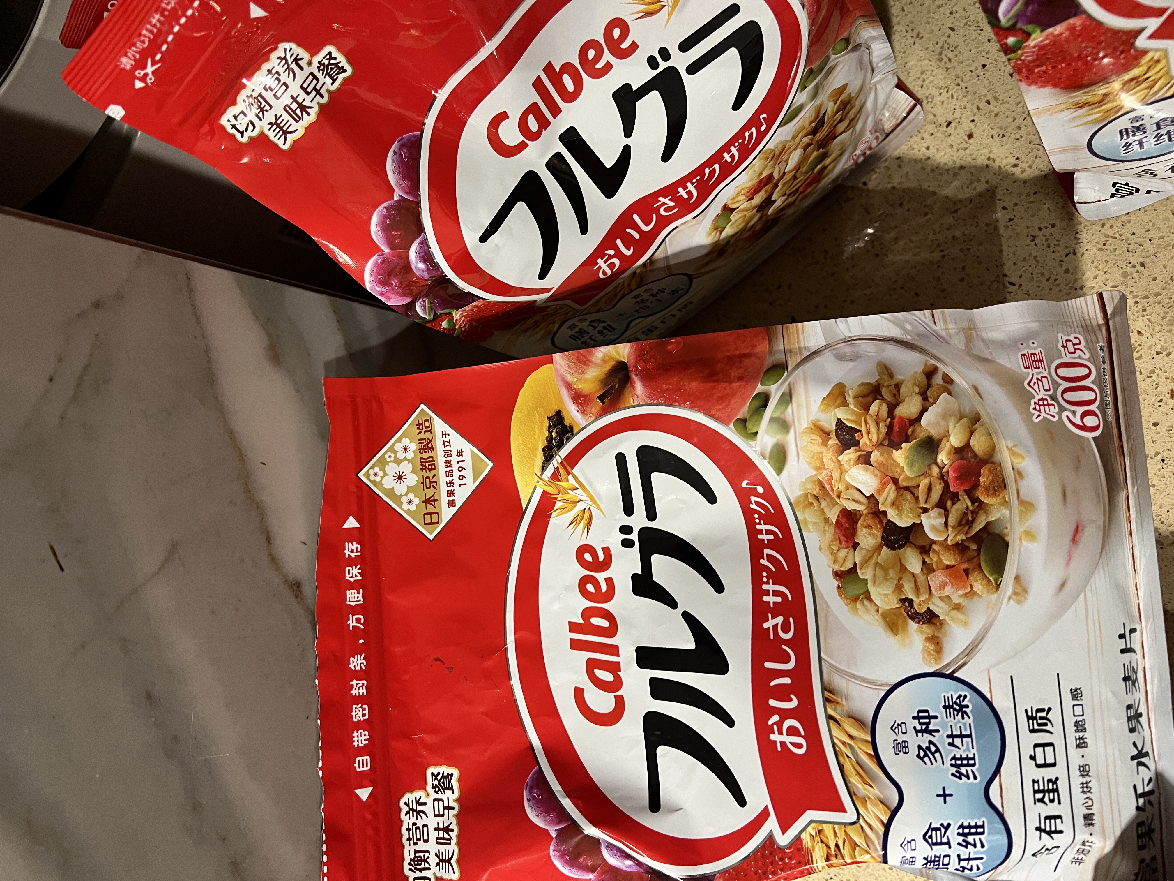 卡乐比（Calbee）原味水果麦片600g 进口非油炸 营养代餐早餐零食 实拍图