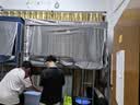 半弦月【极夜梦想家】大学生宿舍床帘全遮光一体式蚊帐全封闭包围上下铺 【暗灰-四面遮光】0涂层 丨100%遮光 190cm*90cm 【三门可伸缩65-120高】 实拍图