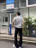 轩森图（XUANSENTU）怪兽实验室柳叶弯刀黑牛男款腿粗屁股大直筒胖子大码微喇牛仔裤子 黑色（升级款） 【高品质】 5XL (195) 195至215斤可穿 实拍图